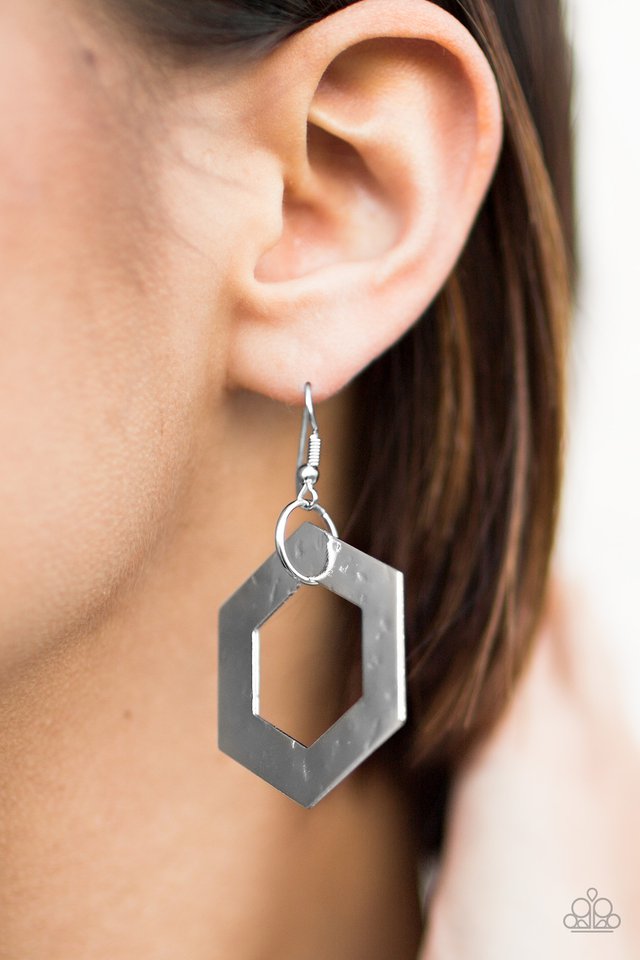 Paparazzi ♥ The HEX Factor - Silver ♥ Necklace