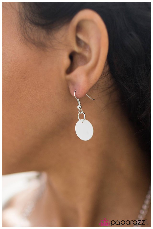 Paparazzi ♥ Business In The Front - White ♥ Lanyard