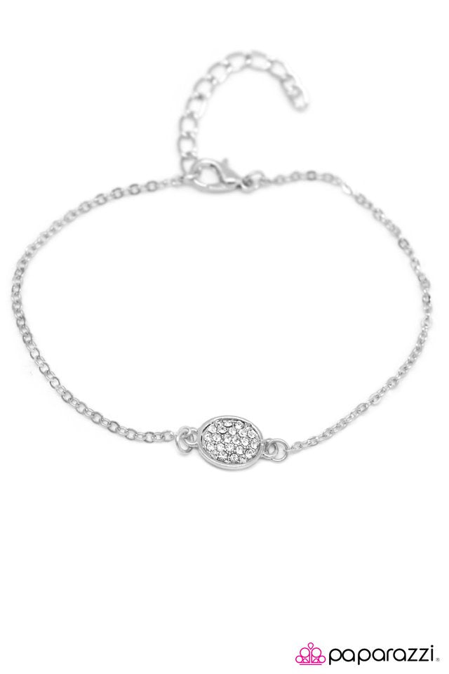 Paparazzi ♥ One Small Step - White ♥ Bracelet