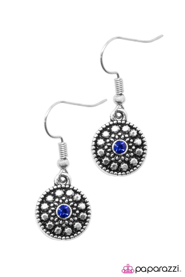 Paparazzi ♥ A Simpler Time - Blue ♥ Earrings