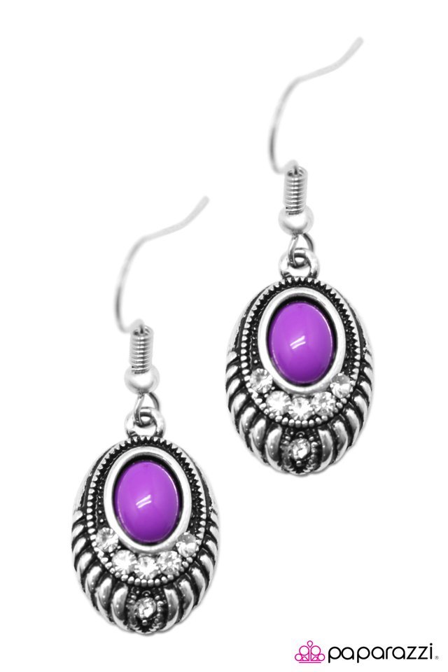 Paparazzi ♥ How Enchanting! - Purple ♥ Earrings