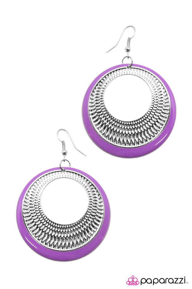 Paparazzi ♥ Waiting for Forever - Purple ♥ Earrings