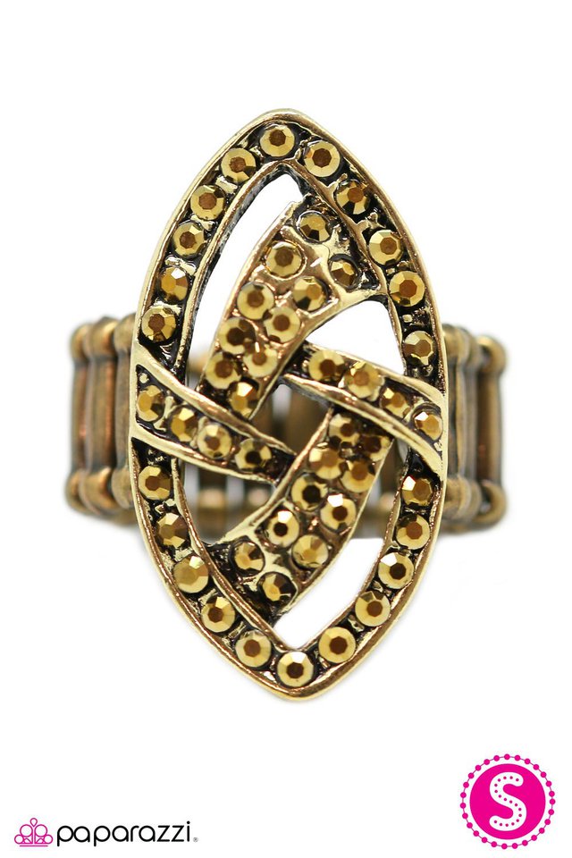Paparazzi ♥ Game Time - Brass ♥ Ring