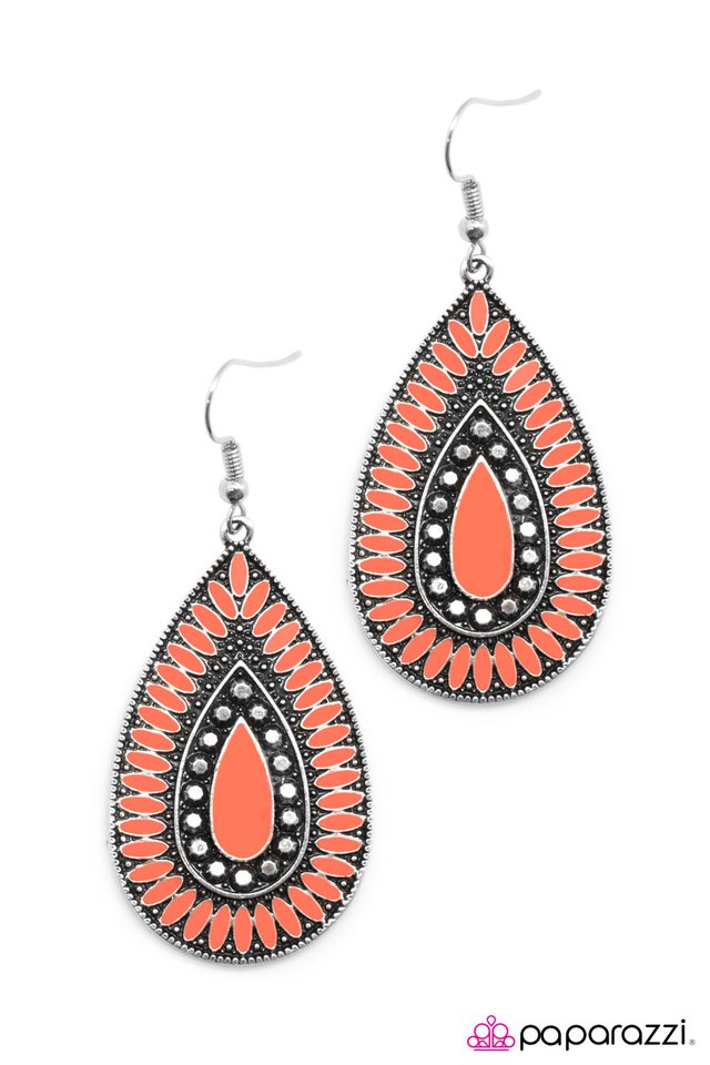 Paparazzi ♥ Whats Your Flavor? - Orange ♥ Earrings