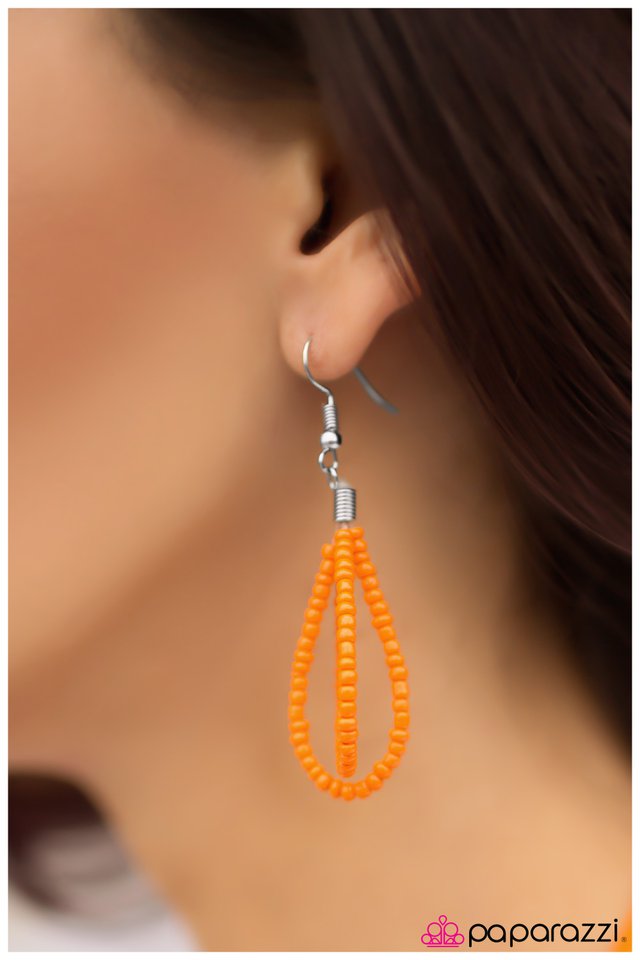 Paparazzi ♥ The Savannah Plains - Orange ♥ Necklace