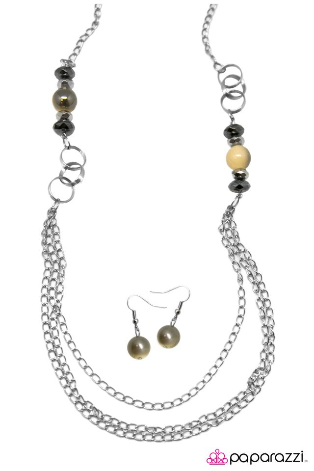 Paparazzi ♥ Delirium - White ♥ Necklace