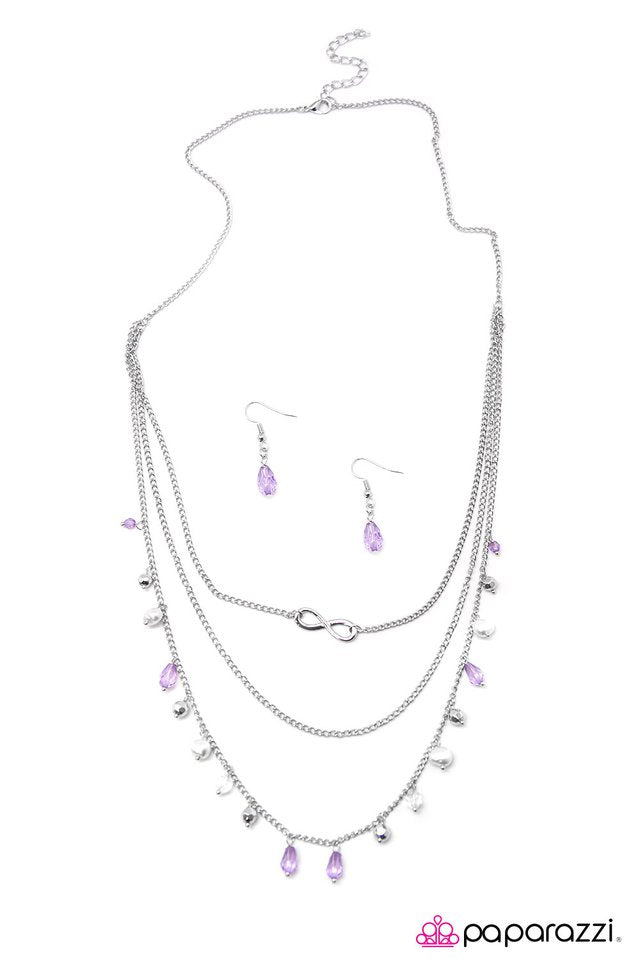 Paparazzi ♥ My End and My Beginning - Purple ♥ Necklace