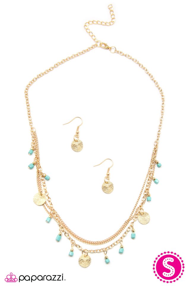 Paparazzi ♥ Marina Bay - Blue ♥ Necklace