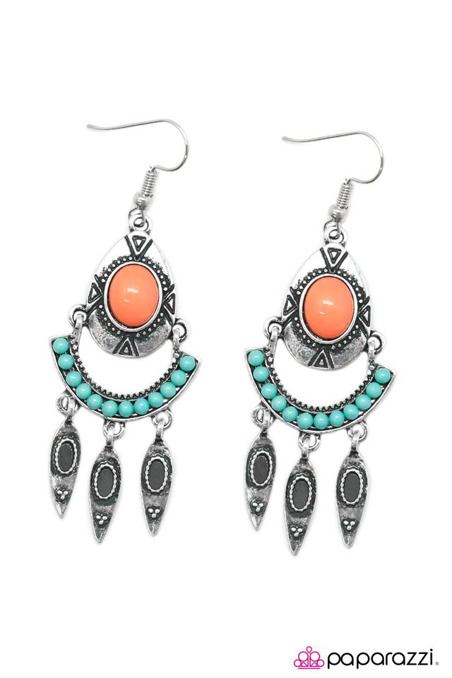 Paparazzi ♥ The West Wind - Multi ♥ Earrings