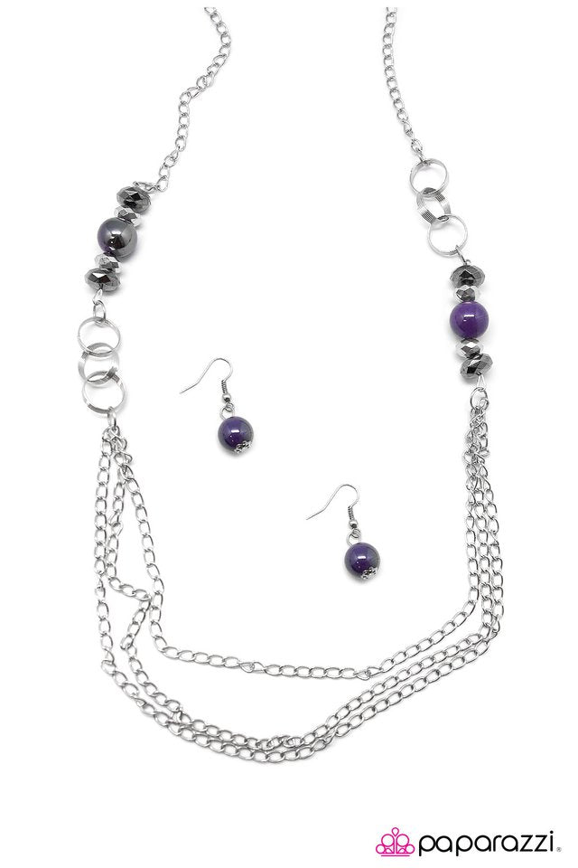 Paparazzi ♥ Delirium - Purple ♥ Necklace