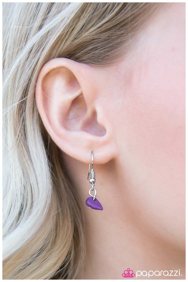 Paparazzi ♥ To Love and Be Loved - Purple ♥ Necklace