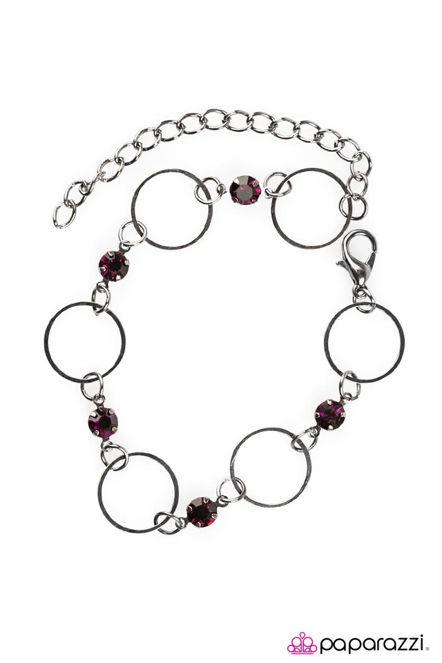 Paparazzi ♥ Its All In The Name - Purple ♥ Bracelet