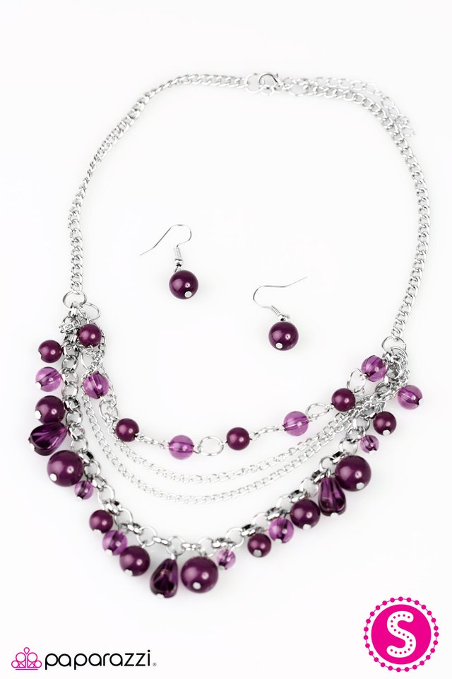 Paparazzi ♥ Pretty Promenade - Purple ♥ Necklace