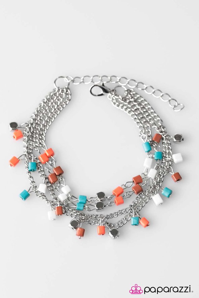 Paparazzi ♥ Block Beats - Multi ♥ Bracelet