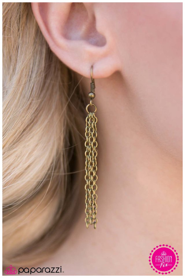 Paparazzi ♥ TRI-bal Style - Orange ♥ Necklace