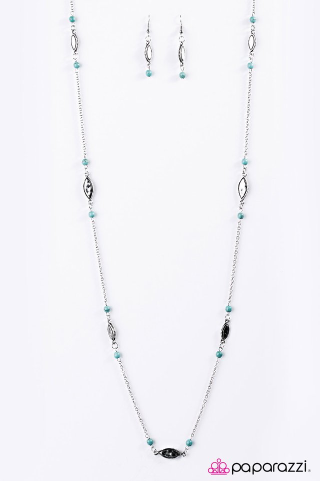 Paparazzi ♥ Rural Radiance - Blue ♥ Necklace