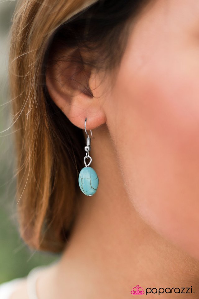 Paparazzi ♥ Tribal Enchantment - Blue ♥ Necklace