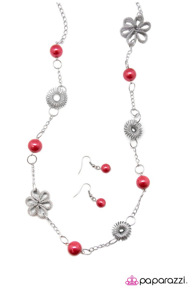 Paparazzi ♥ Namaste - Red ♥ Necklace