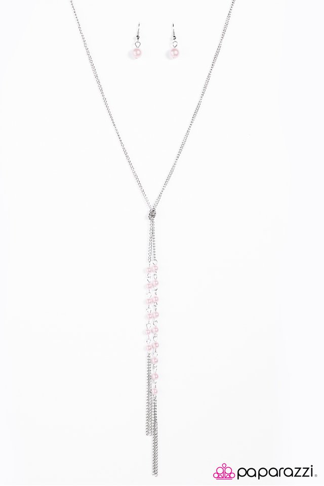Paparazzi ♥ Subtle Hints - Pink ♥ Necklace