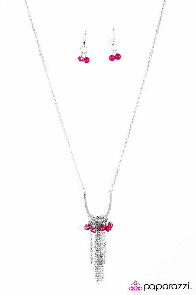 Paparazzi ♥ All The Pretty Colors - Pink ♥ Necklace