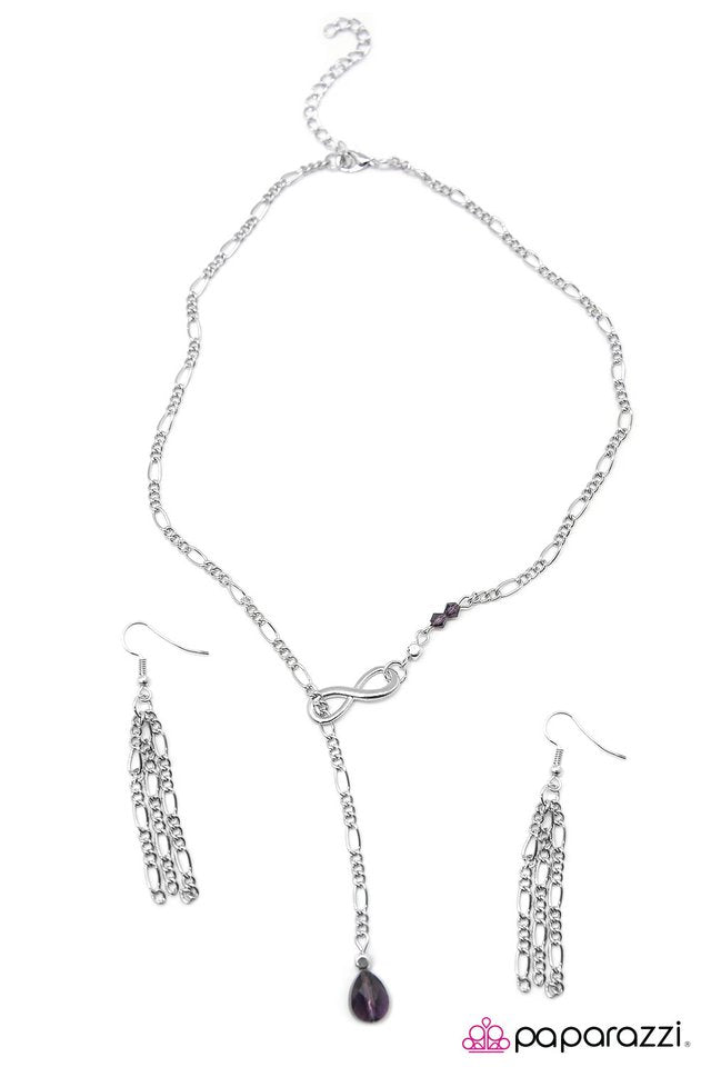 Paparazzi ♥ If Tomorrow Never Comes - Purple ♥ Necklace