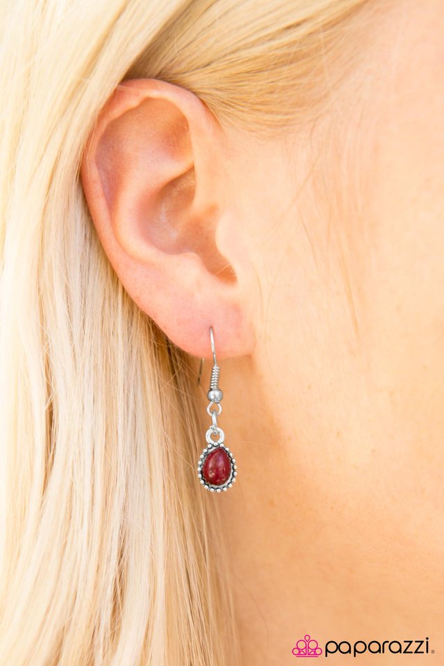Paparazzi ♥ Western Fairytale - Red ♥ Necklace