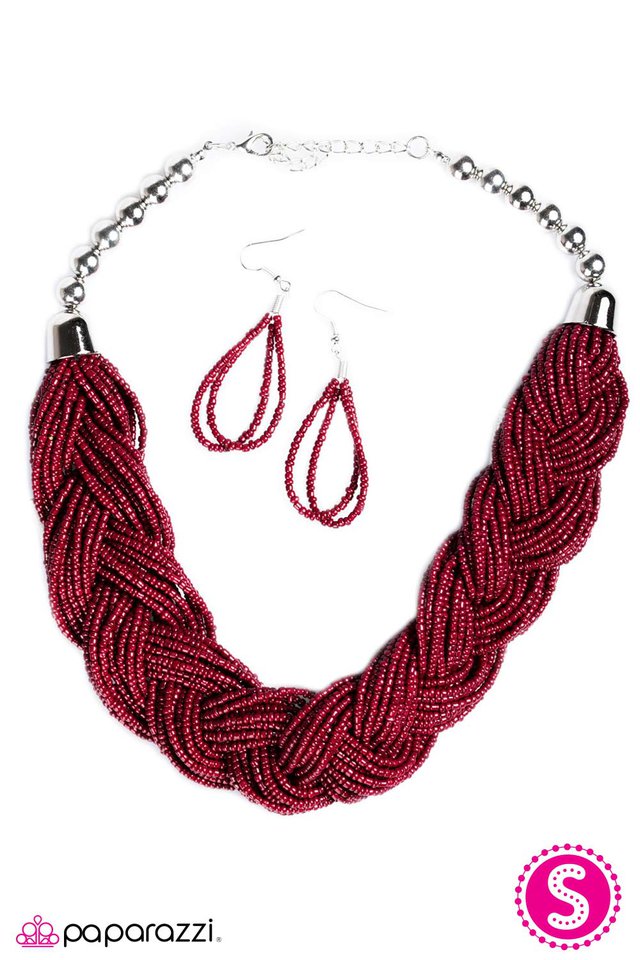 Paparazzi ♥ The Great Outback - Red ♥ Necklace