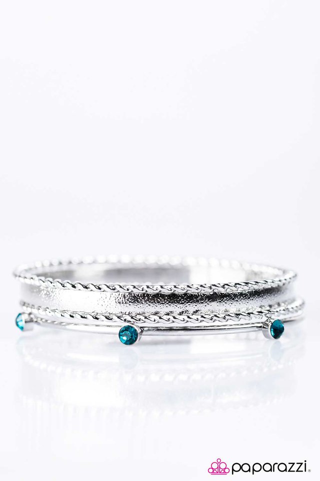 Paparazzi ♥ Sassy Shimmer - Blue ♥ Bracelet