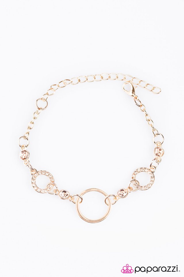 Paparazzi ♥ Live. Love. Sparkle. - Gold ♥ Bracelet