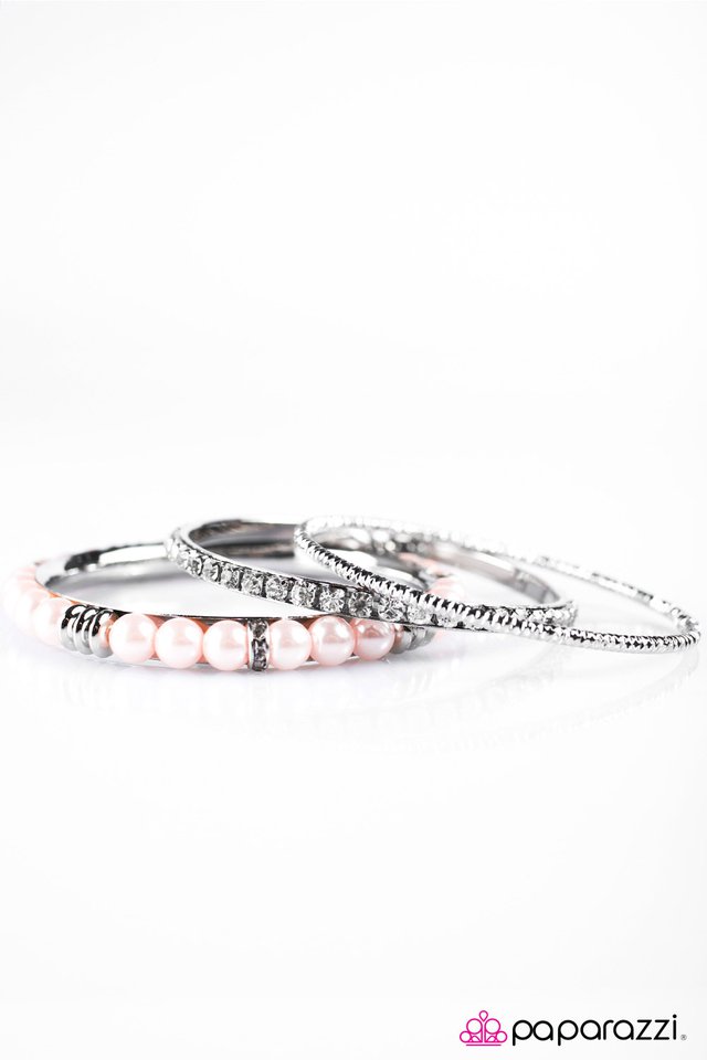 Paparazzi ♥ Read The REFINED Print - Pink ♥ Bracelet