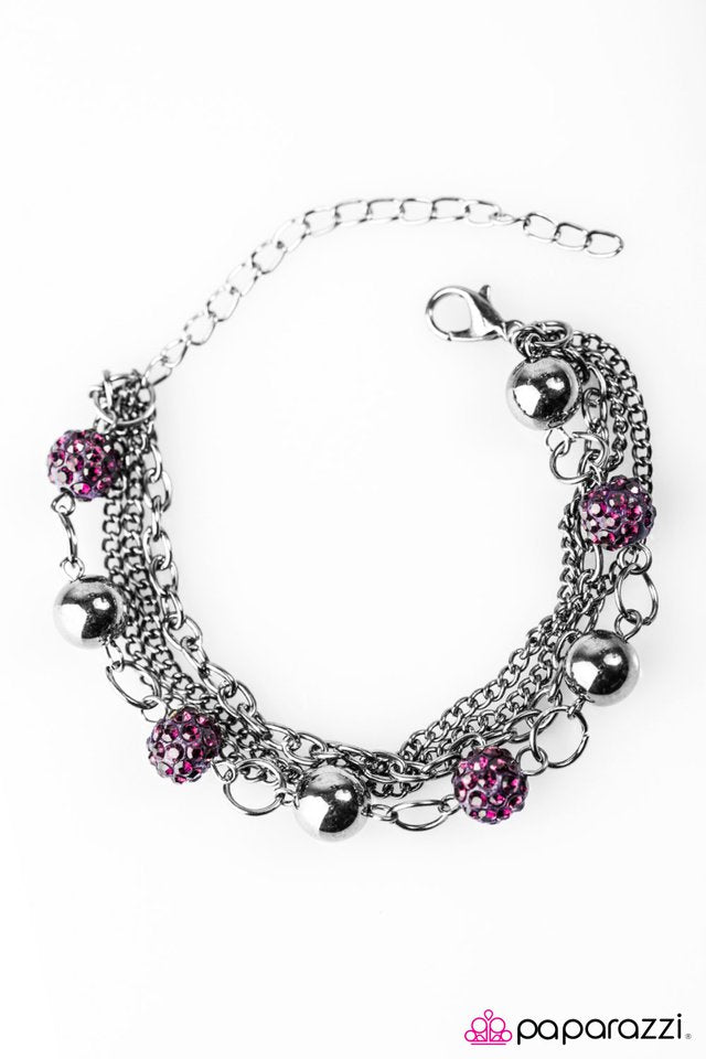 Paparazzi ♥ Step Aside! - Purple ♥ Bracelet