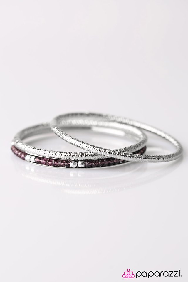 Paparazzi ♥ GLAM On! - Purple ♥ Bracelet