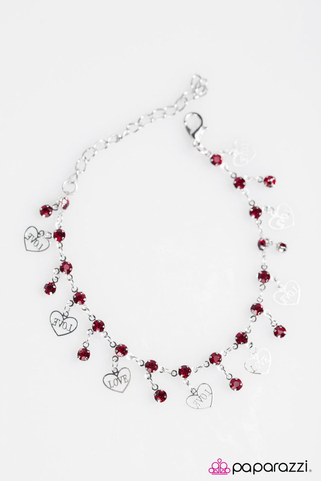 Paparazzi ♥ Valentine Wishes - Red ♥ Bracelet