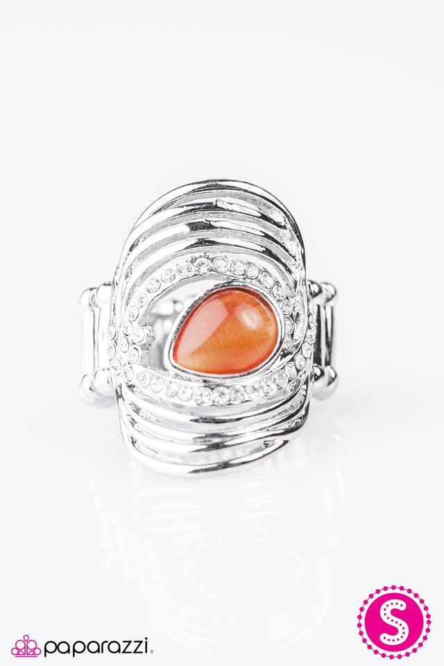 Paparazzi ♥ Belt It Out - Orange ♥ Ring
