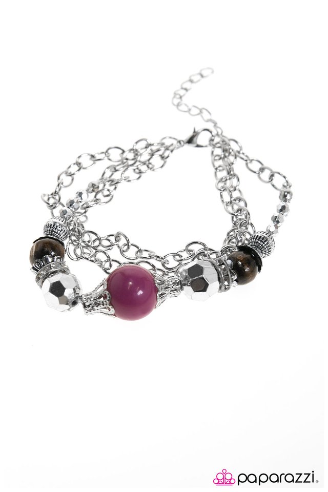 Paparazzi ♥ Belle Of The Ball - Purple ♥ Bracelet