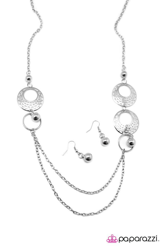 Paparazzi ♥ Casual Fridays - Silver ♥ Necklace