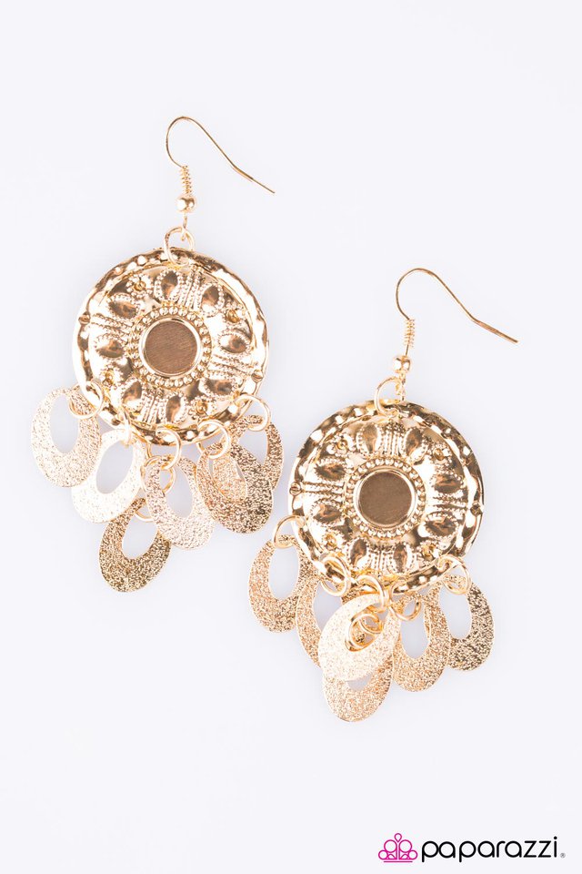 Paparazzi ♥ Inner Goddess - Gold ♥ Earrings