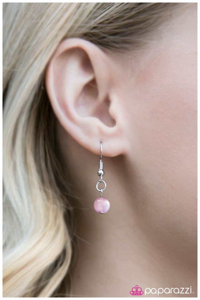 Paparazzi ♥ This May HEART A Little - Purple ♥ Necklace