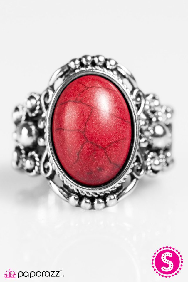Paparazzi ♥ Canyon Wonder - Red ♥ Ring