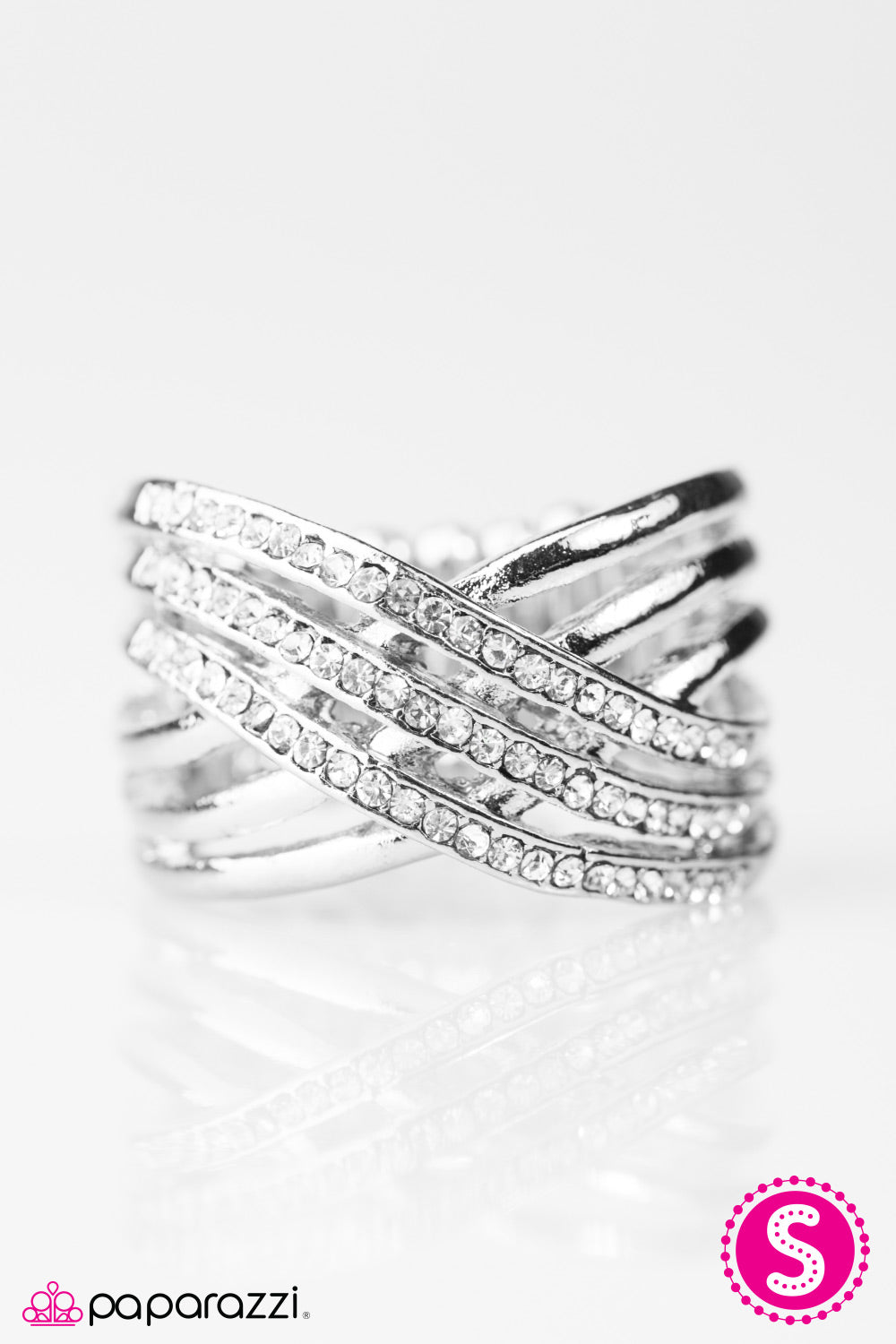 Paparazzi ♥ The High Dive - White ♥  Ring