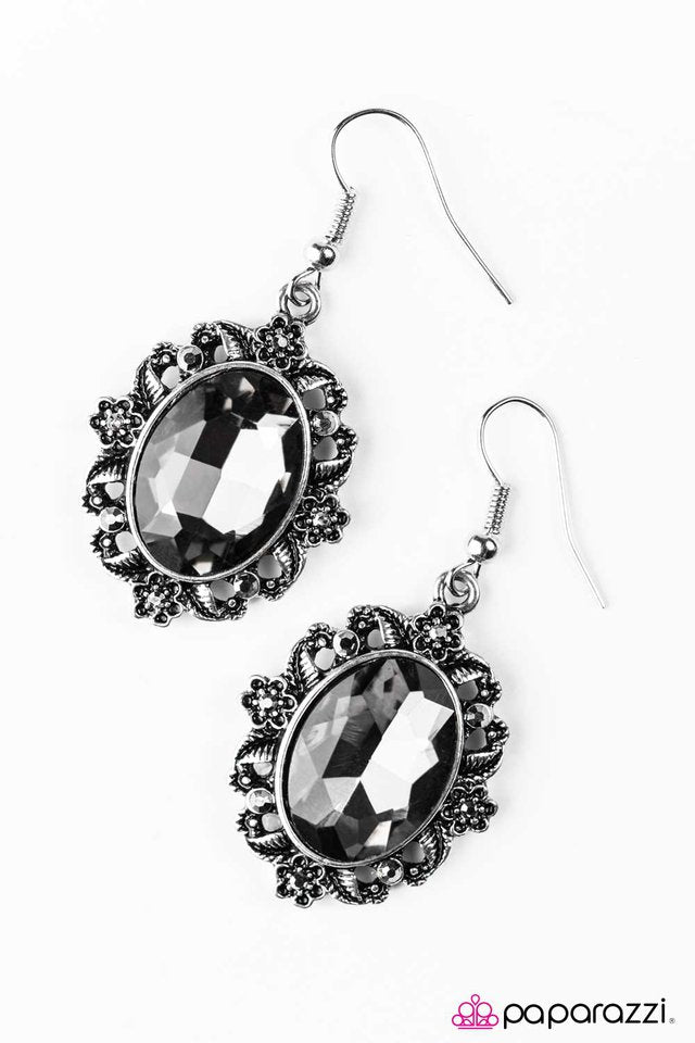 Paparazzi ♥ To Buy Or Not To Buy - Silver ♥ Earrings