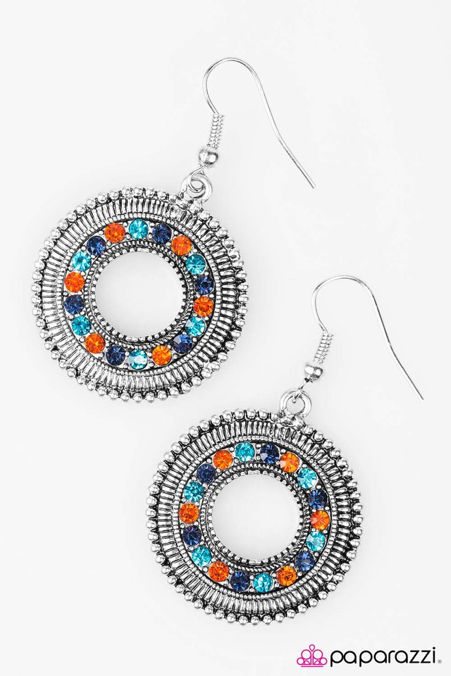 Paparazzi ♥ I WHEEL Survive - Multi ♥ Earrings
