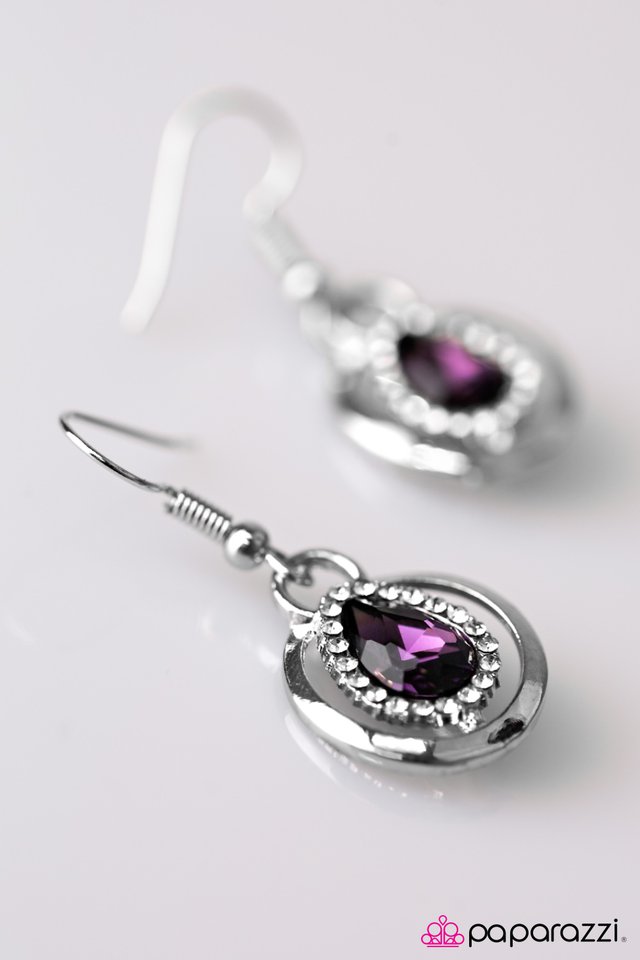 Paparazzi ♥ Luxe and Lush - Purple ♥ Earrings