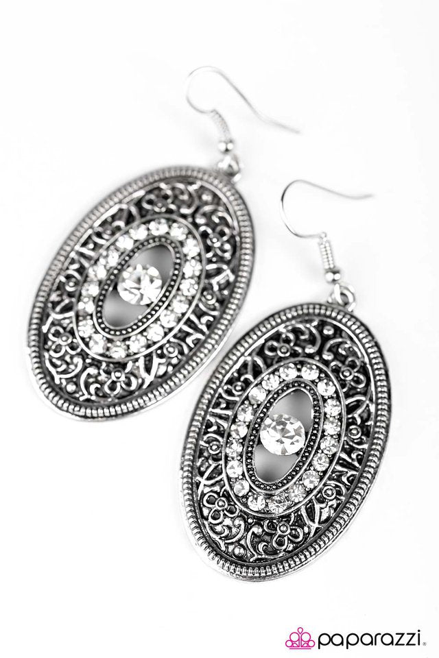Paparazzi ♥ After Ever After - White ♥ Earrings