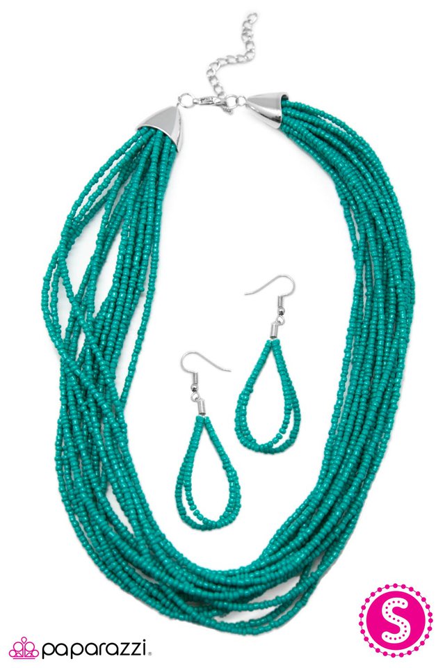 Paparazzi ♥ Wide Open Spaces - Blue ♥ Necklace