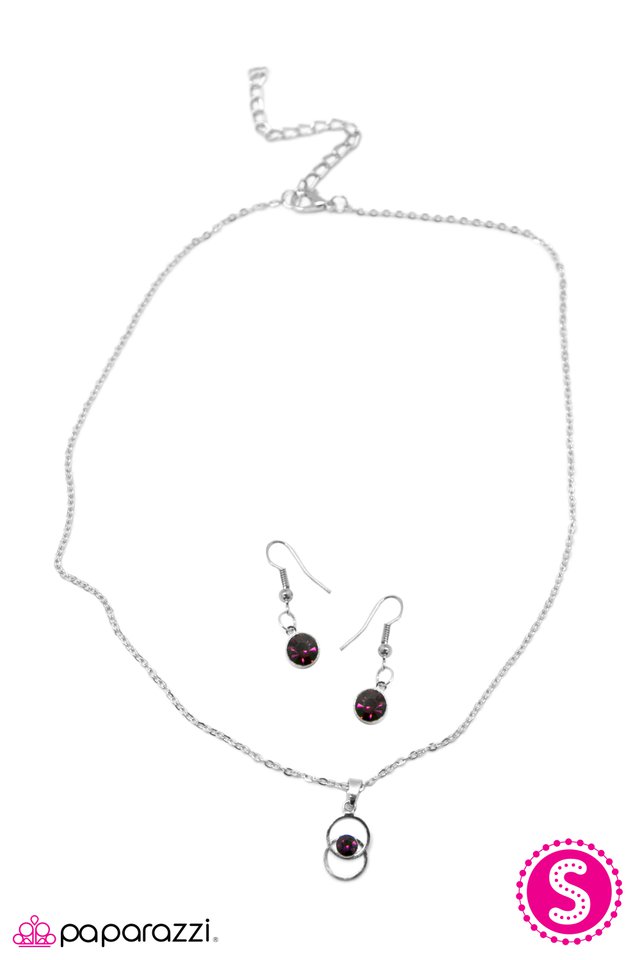 Paparazzi ♥ Shes A Lady - Purple ♥ Necklace