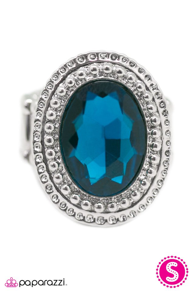 Paparazzi ♥ Show Me The Money - Blue ♥ Ring