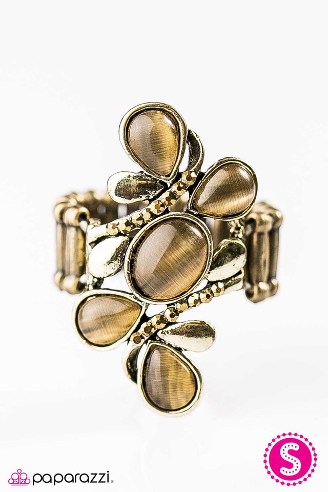 Paparazzi ♥ LUSTER For Life - Brass ♥ Ring