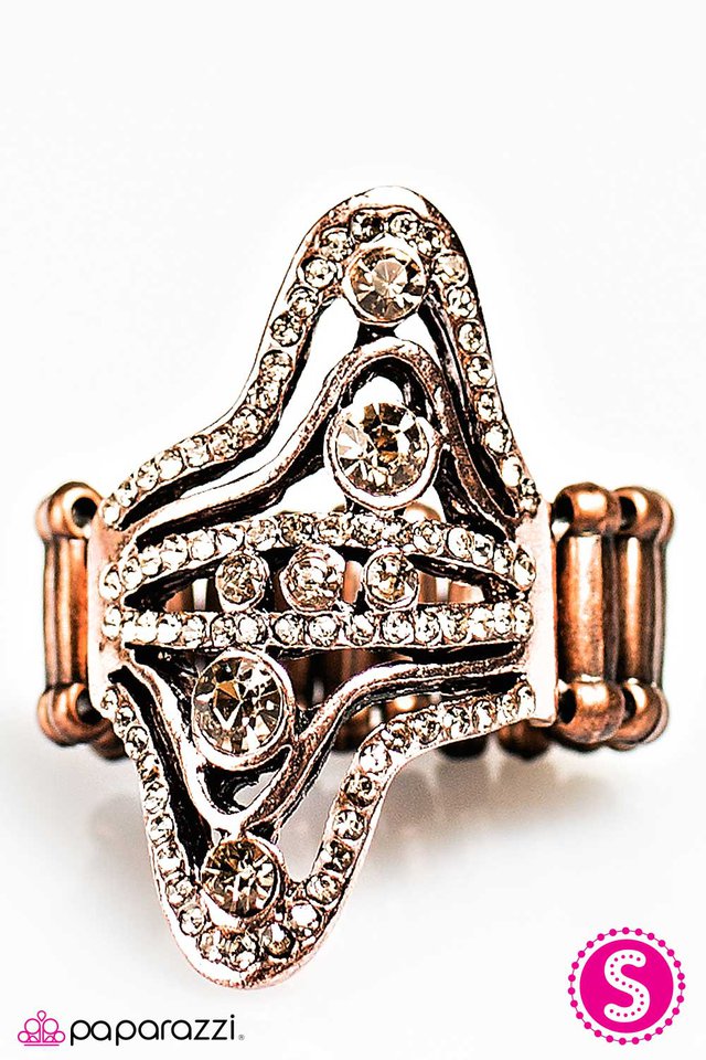 Paparazzi ♥ At All Costs - Copper ♥ Ring