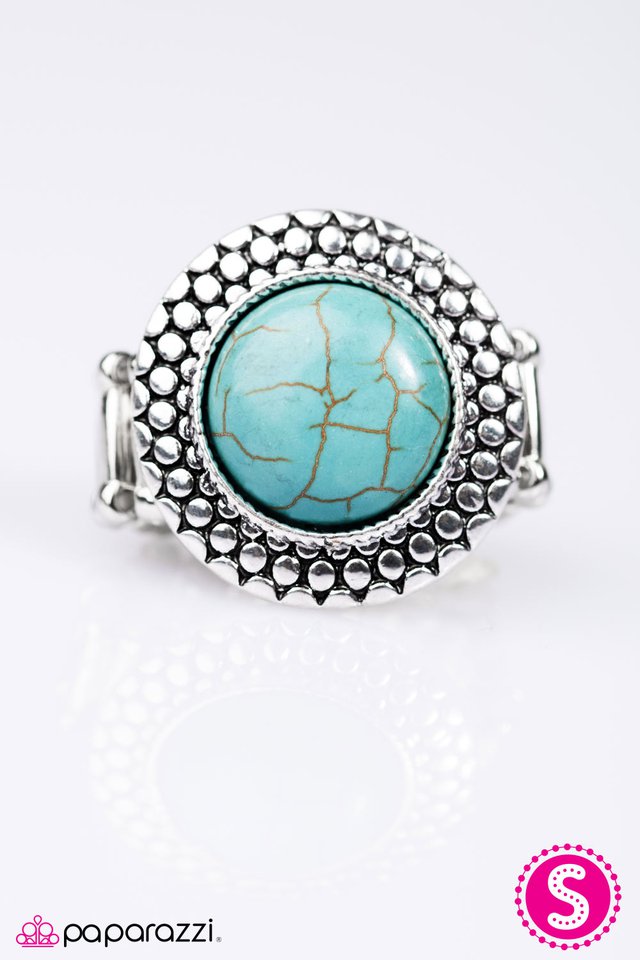 Paparazzi ♥ The Badlands - Blue ♥ Ring
